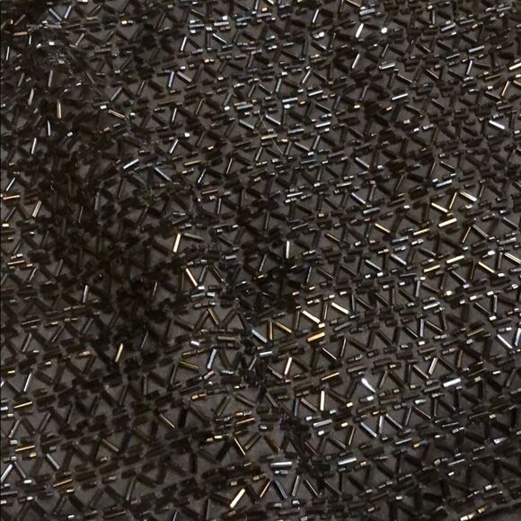 𝅺black Tie Oleg Cassini Embellished Dress Size 10 - Picture 3 of 8